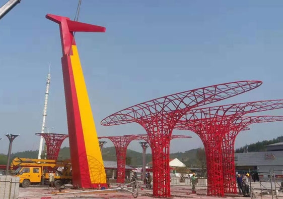 廣場(chǎng)金屬雕塑設計