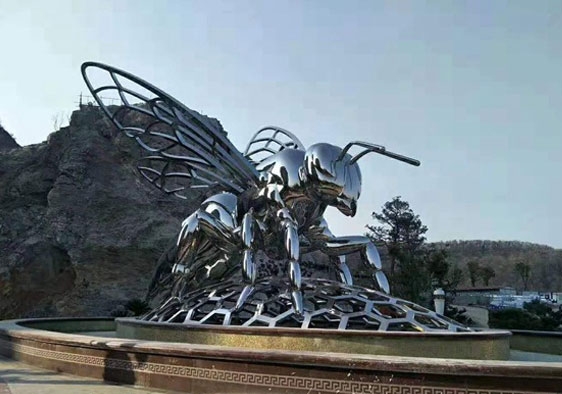公園不銹鋼雕塑