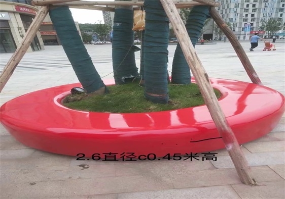 玻璃鋼花池座凳，玻璃鋼樹(shù)池座凳
