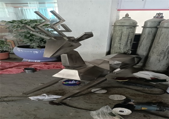 豐都不銹鋼麋鹿雕塑